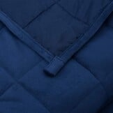 vidaXL Verzwaringsdeken Blauw 220x235 cm - 15 kg - 34% Korting