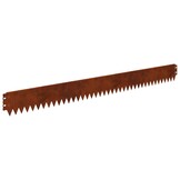 VidaXL Gazonrand Staal Roestkleurig - 10 Stuks - 53% Korting