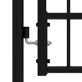 vidaXL Hekpoort KAMPEN Zwart Staal 103x75 cm - 54% Korting!