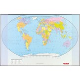 Bureaulegger Wereldkaart 70x45cm - 37% Korting
