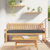 vidaXL Palletkussen Antraciet 200x40 cm - 34% Korting!