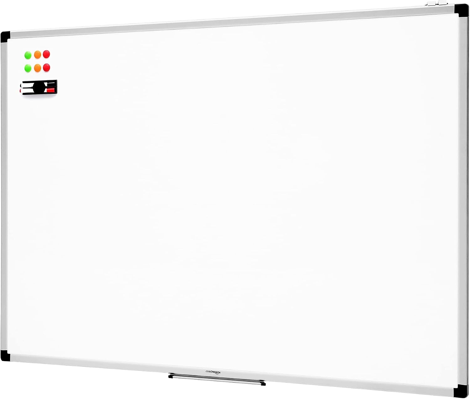Magnetisch Whiteboard 120x90 cm Wit Aluminium Frame Gelakt Staal - 33% Korting