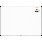 Magnetisch Whiteboard 120x90 cm Wit Aluminium Frame Gelakt Staal - 33% Korting