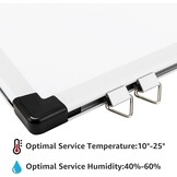 Magnetisch Whiteboard 120x90 cm Wit Aluminium Frame - 33% Korting
