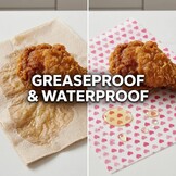 Vetvrij Inpakpapier Rood Hartjesmotief (50 stuks) - 48% Korting!