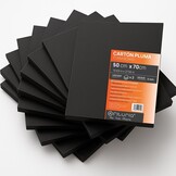 Zwarte Schuimplaat 50x70 cm (2 stuks) - Licht & Stevig Foamboard