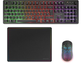 Draadloze Gaming Toetsenbord & Muis Set met RGB - Spaans QWERTY
