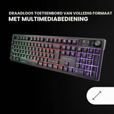 Draadloze Gaming Toetsenbord & Muis Set met RGB - Spaans QWERTY