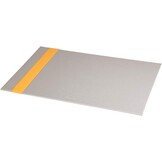 Harde Bureaumat Oranje 60x40 cm | Imitatieleer | Zadelstiksel | 49% Korting