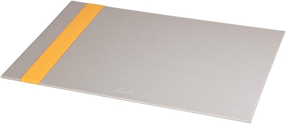 Harde Bureaumat Oranje 60x40 cm | Imitatieleer | Zadelstiksel | 49% Korting