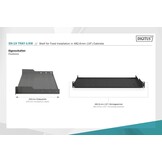 Legbord 1U 19-inch Serverkast - Geperforeerd & Zwart (31% Korting)