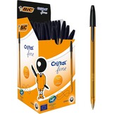 Zwarte Bic Cristal Balpennen (50 stuks) - Fijne Punt, 37% Korting