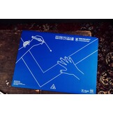 Linkshandige Bureauonderlegger Blauw 53x40 cm Kunststof - 32% Korting