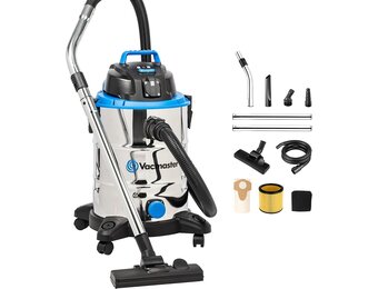 Industriële Nat-Droogzuiger 1500W 30L RVS - 54% Korting!