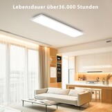 LED Plafondlamp 100x25 cm Wit 32W | 33% Korting | Dimbare Kleurtemperatuur