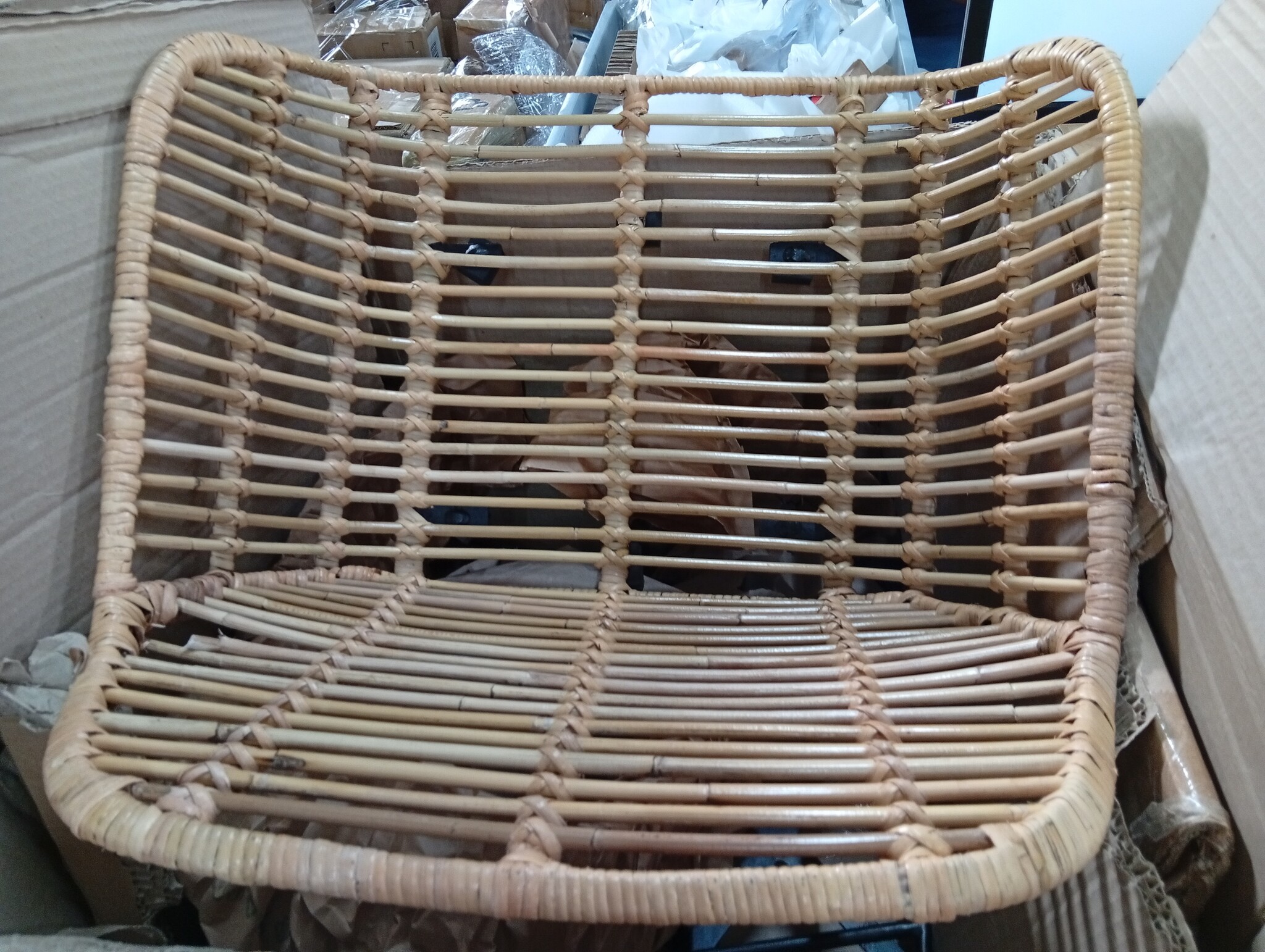 Eetkamerstoelen Riet & IJzer Naturel (2 stuks) - 59% Korting!