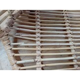 Eetkamerstoelen Riet & IJzer Naturel (2 stuks) - 59% Korting!