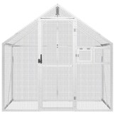 Aluminium Vogelkooi met Gaas, 179x100x185 cm - 35% Korting!