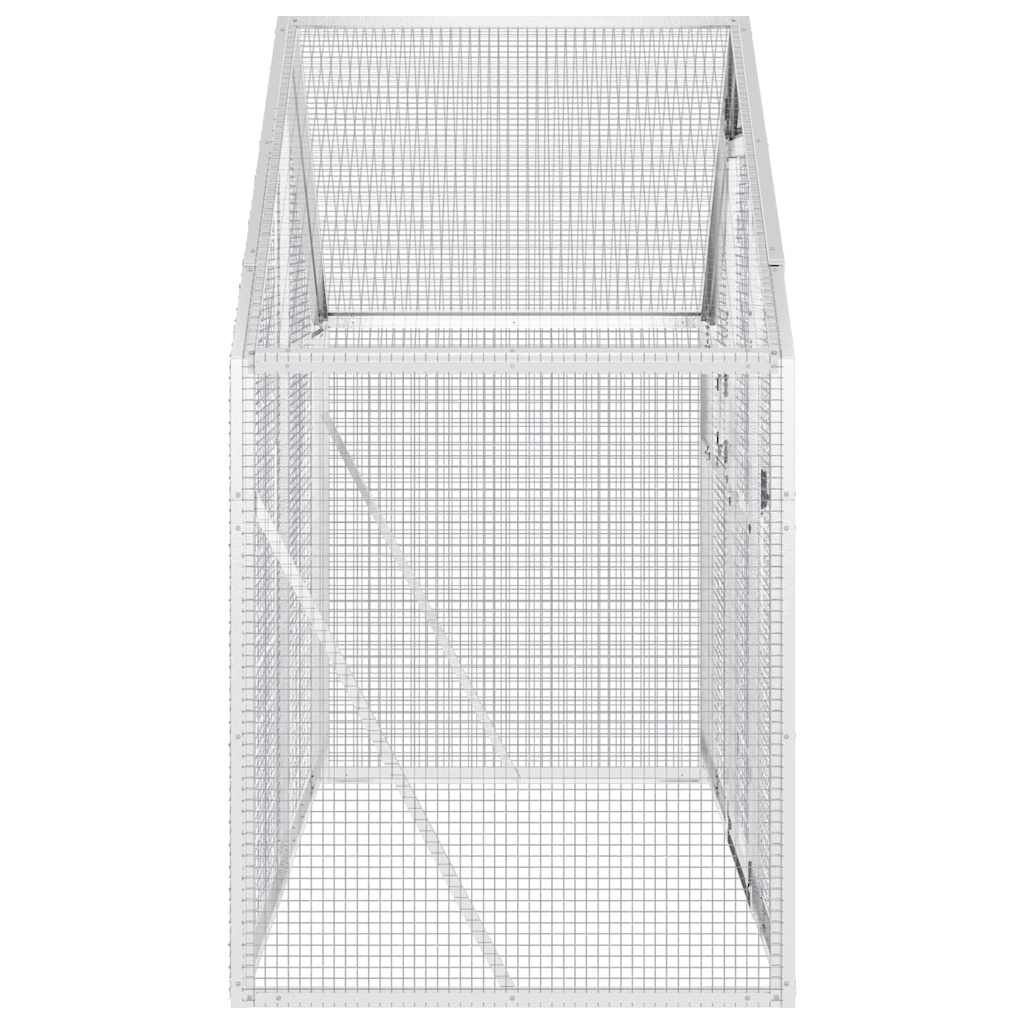 Aluminium Vogelkooi met Gaas, 179x100x185 cm - 35% Korting!