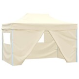 Pop-up vouwtent 3x4,5m crèmewit - 34% korting