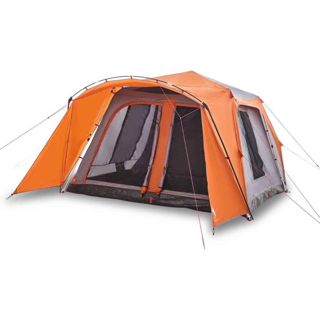 VidaXL 9-persoons Partytent Luifel Snelontgrendeling - Grijs/Oranje (34% Korting)