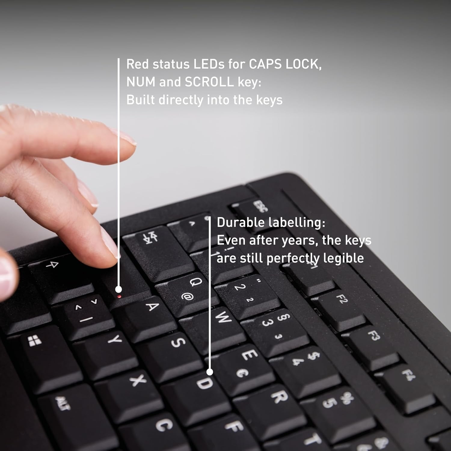 CHERRY STREAM Toetsenbord QWERTZ Wit-Grijs - 56% Korting