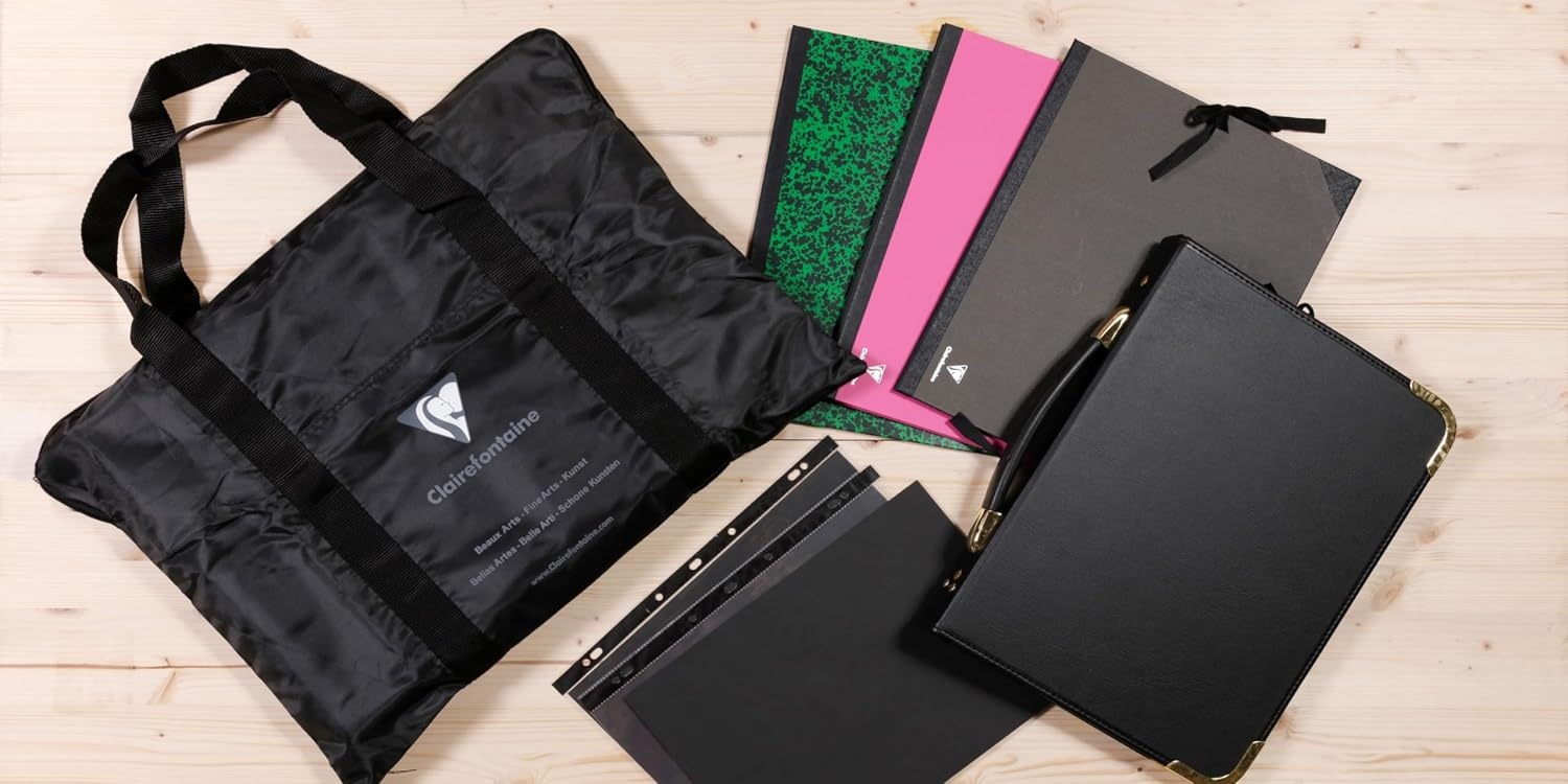 Clairefontaine Tekenmap Grijs 52x72cm - 37% Korting!
