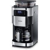 Severin KA 4813 Koffiezetapparaat met Bonenmaler - Zwart/RVS - 35% Korting