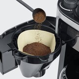 Severin KA 4813 Koffiezetapparaat met Bonenmaler - Zwart/RVS - 35% Korting