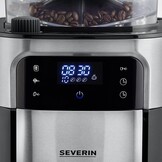 Severin KA 4813 Koffiezetapparaat met Bonenmaler - Zwart/RVS - 35% Korting
