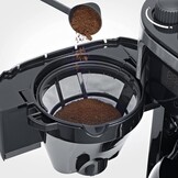 Severin KA 4813 Koffiezetapparaat met Bonenmaler - Zwart/RVS - 35% Korting