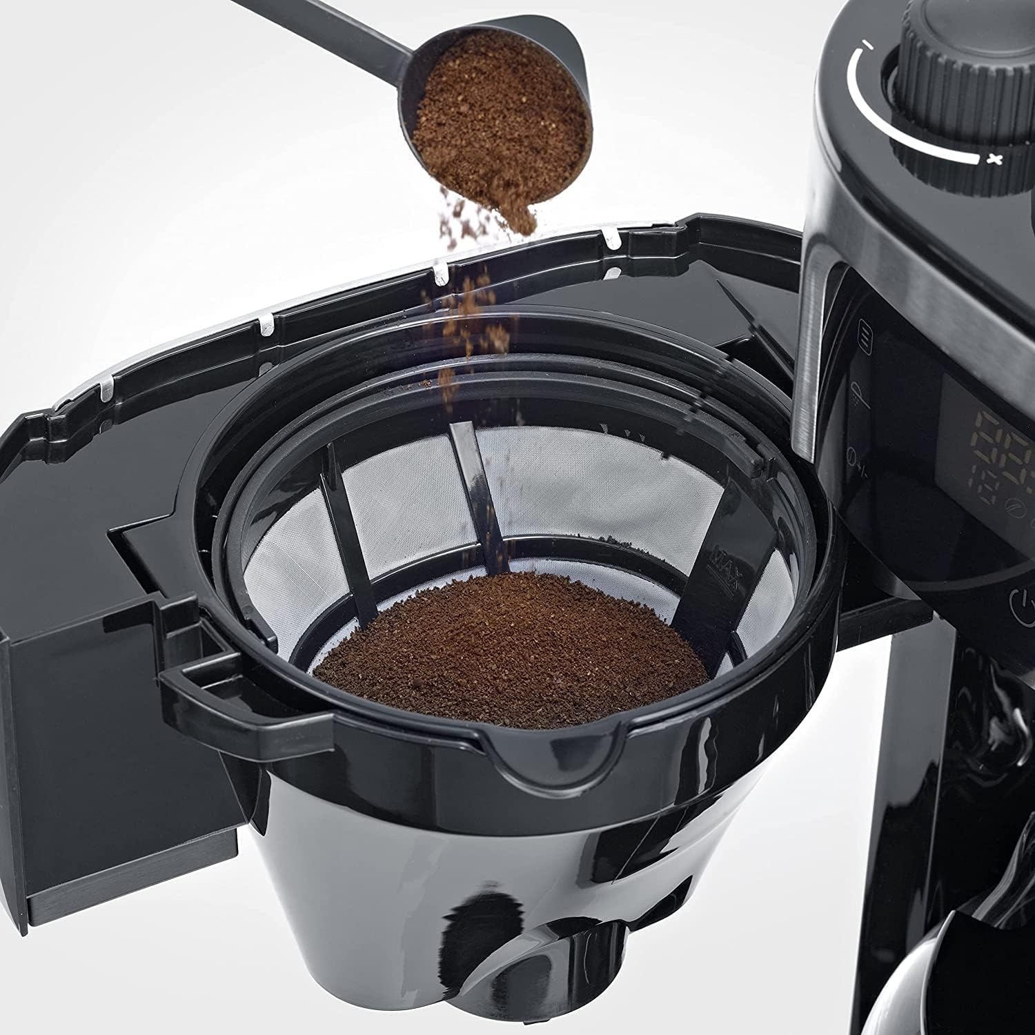 Severin KA 4813 Koffiezetapparaat met Bonenmaler - Zwart/RVS - 35% Korting