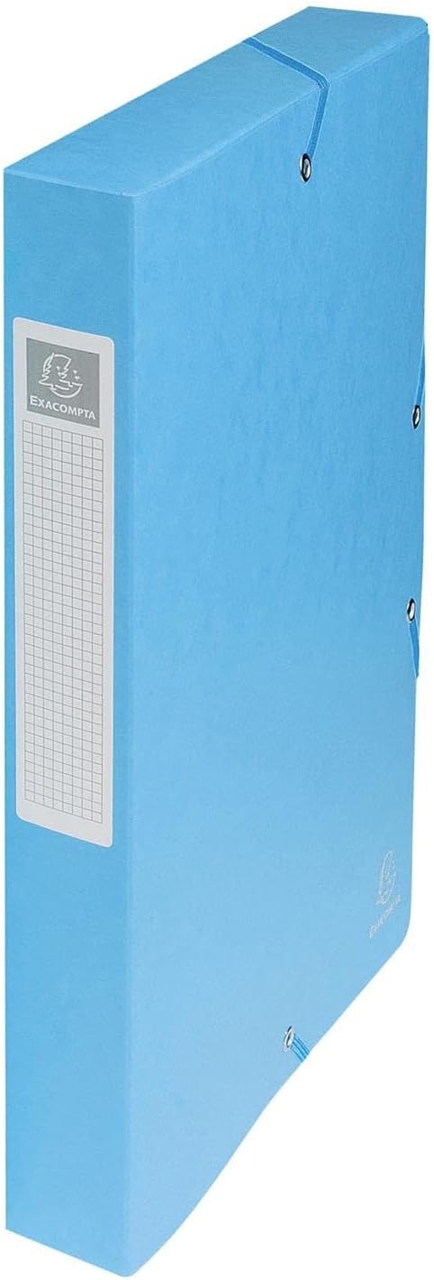 Exacompta Opbergdozen A4 - 40 mm rug - Assorti kleuren - 8 stuks