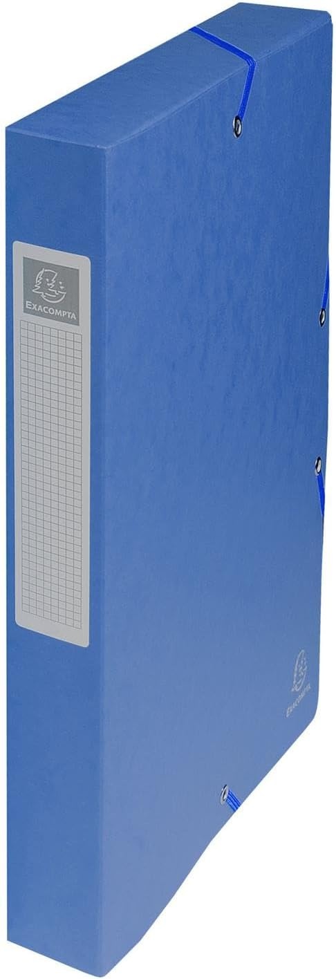 Exacompta Opbergdozen A4 - 40 mm rug - Assorti kleuren - 8 stuks