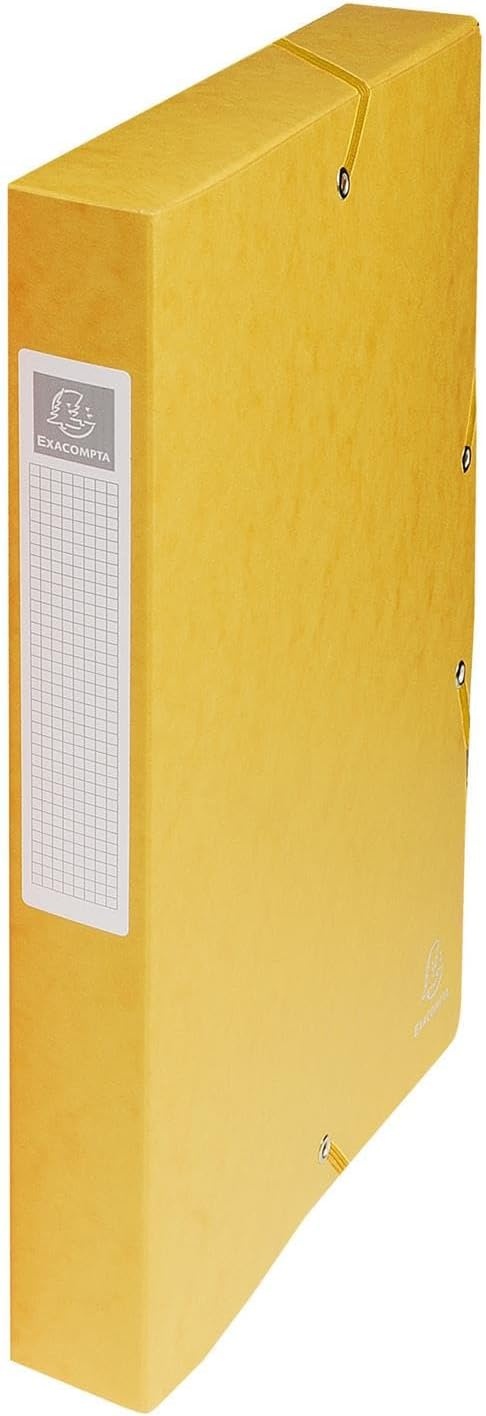 Exacompta Opbergdozen A4 - 40 mm rug - Assorti kleuren - 8 stuks