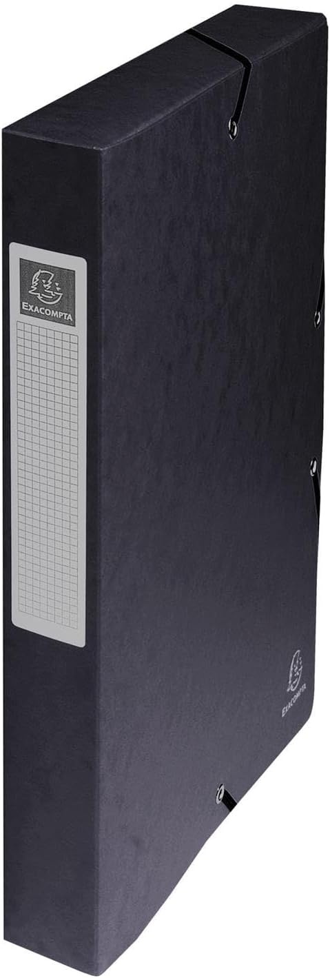 Exacompta Opbergdozen A4 - 40 mm rug - Assorti kleuren - 8 stuks