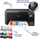 Epson EcoTank ET-2862 multifunctionele printer A4, navulbare tanks, hoge capaciteit, 4 flessen inbegrepen, komt overeen met 3600 pagina's B/N 6500 pagina's kleur