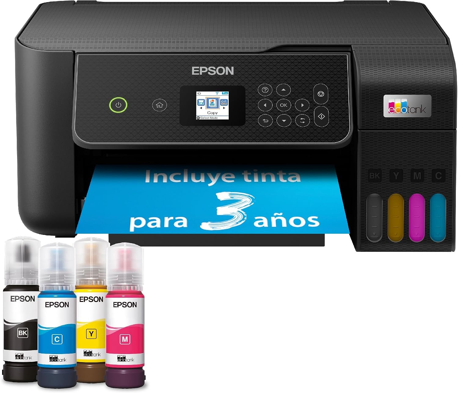 Epson EcoTank ET-2870 Inkjet All-in-One Printer Zwart