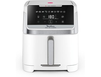 Moulinex Easy Fry Silence 7L, stille en compacte Air Fryer, tot 8 personen, afneembare voorkant, EZ8421F0