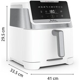 Moulinex Easy Fry Silence 7L, stille en compacte Air Fryer, tot 8 personen, afneembare voorkant, EZ8421F0