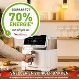 Moulinex Easy Fry Silence 7L, stille en compacte Air Fryer, tot 8 personen, afneembare voorkant, EZ8421F0