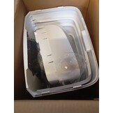 Fellowes papierversnipperaar 12 vel cross-cut (P4), papiervernietiger voor kantoor en thuiskantoor, Powershred FS-12C, krachtige papiervernietiger met 19 liter afvalbak, verwerkt creditcards, wit
