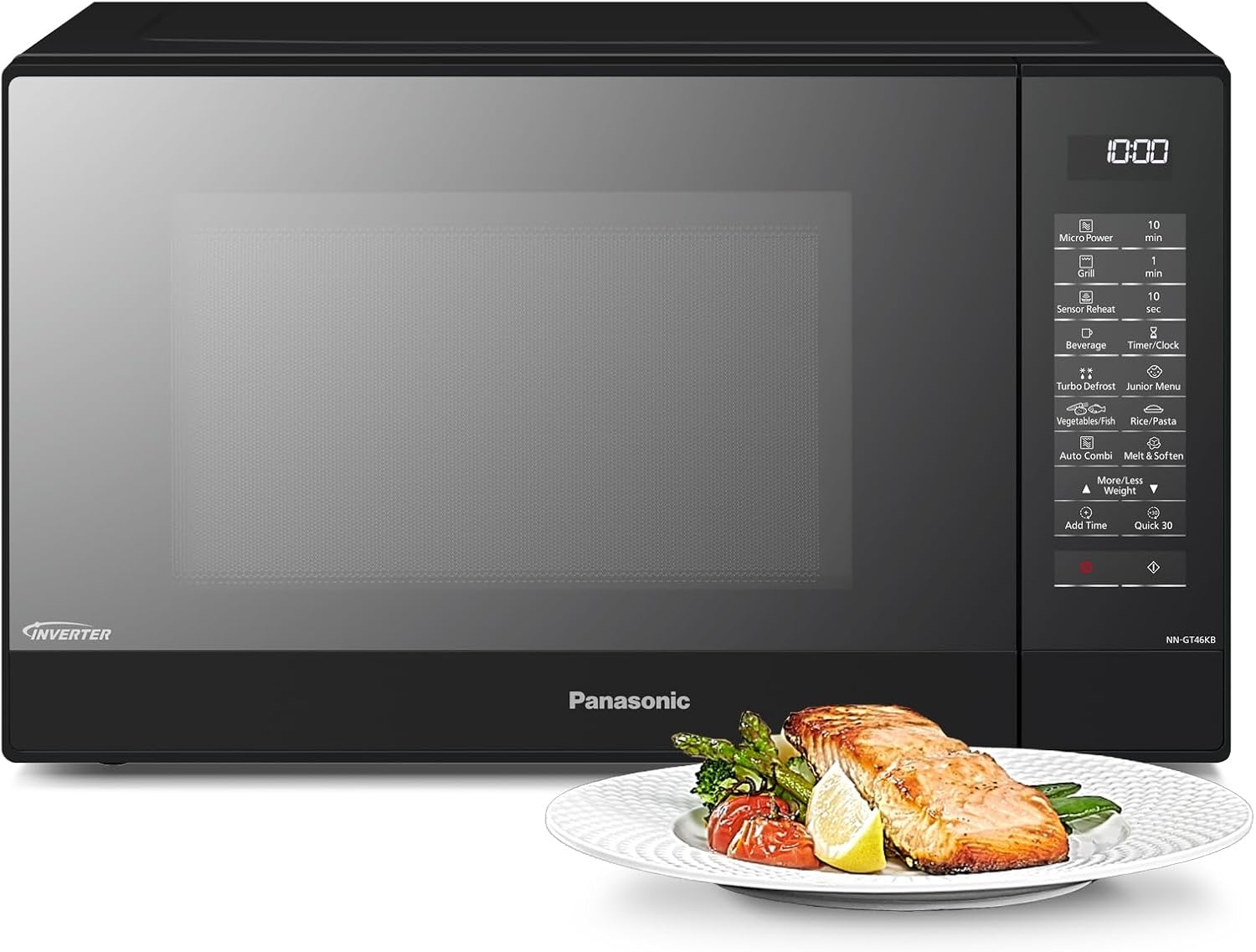 Panasonic NN-GT46KB Vrijstaande Grill-Magnetron 31 Liter 1000W Zwart