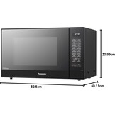 Panasonic NN-GT46KB Vrijstaande Grill-Magnetron 31 Liter 1000W Zwart