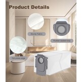 10 stofzuigerzakken voor Roborock Q Revo/Qrevo Pro/QrevoMaxV/Qrevo Curv/s8 MaxVUltra/S8Max Ultra/Qrevo Edge/Qrevo S/Qrevo Plus/QreVo Master/Orevo Slim (14 A)