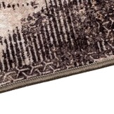 vidaXL Vloerkleedloper MARSA Zwart en Wit 100 x 100 cm