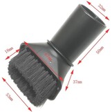 Voor Karcher Stofzuiger Accessoires Zuigborstel 2.863-221.0 Fit voor Karcher WD2 WD3 WD4 WD5 Stofzuiger, Stofzuiger voor Auto Interieur Bekleding Reiniging (zwart)