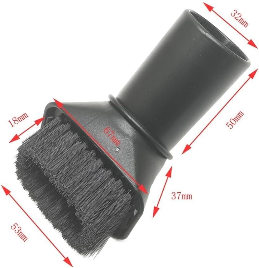 Voor Karcher Stofzuiger Accessoires Zuigborstel 2.863-221.0 Fit voor Karcher WD2 WD3 WD4 WD5 Stofzuiger, Stofzuiger voor Auto Interieur Bekleding Reiniging (zwart)