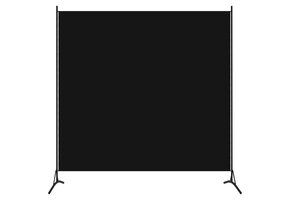 Kamerscherm 1 paneel 175x180 cm Zwart - 38% Korting