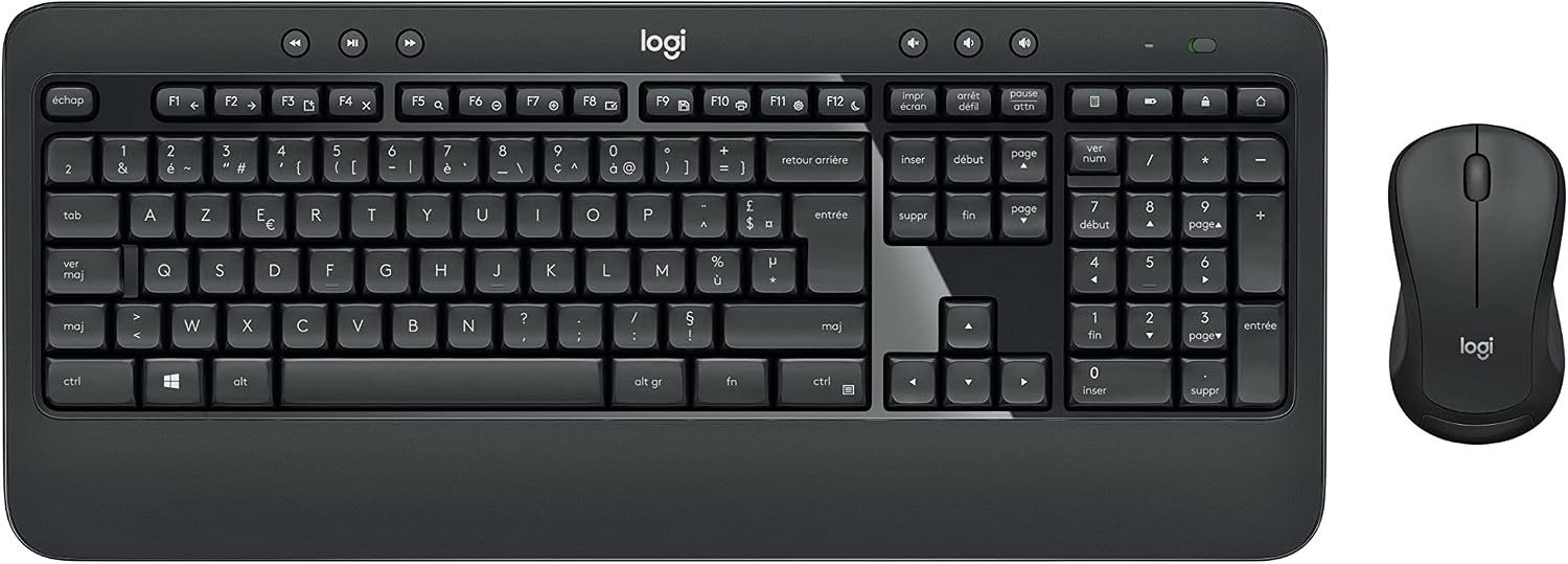 Logitech MK540 Advanced Draadloze Toetsenbord en Muis Combo - QWERTZ - Zwart